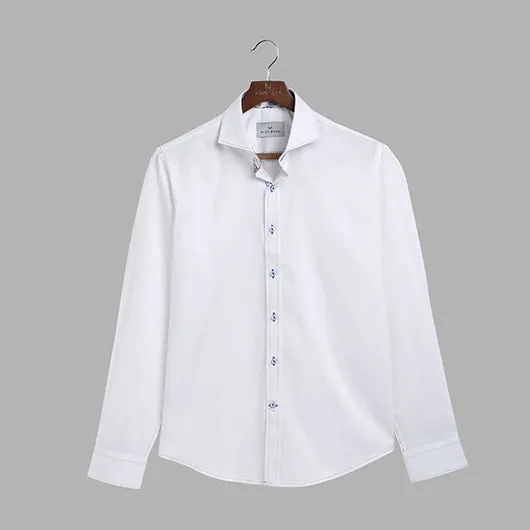 Versailles White Cotton Shirt