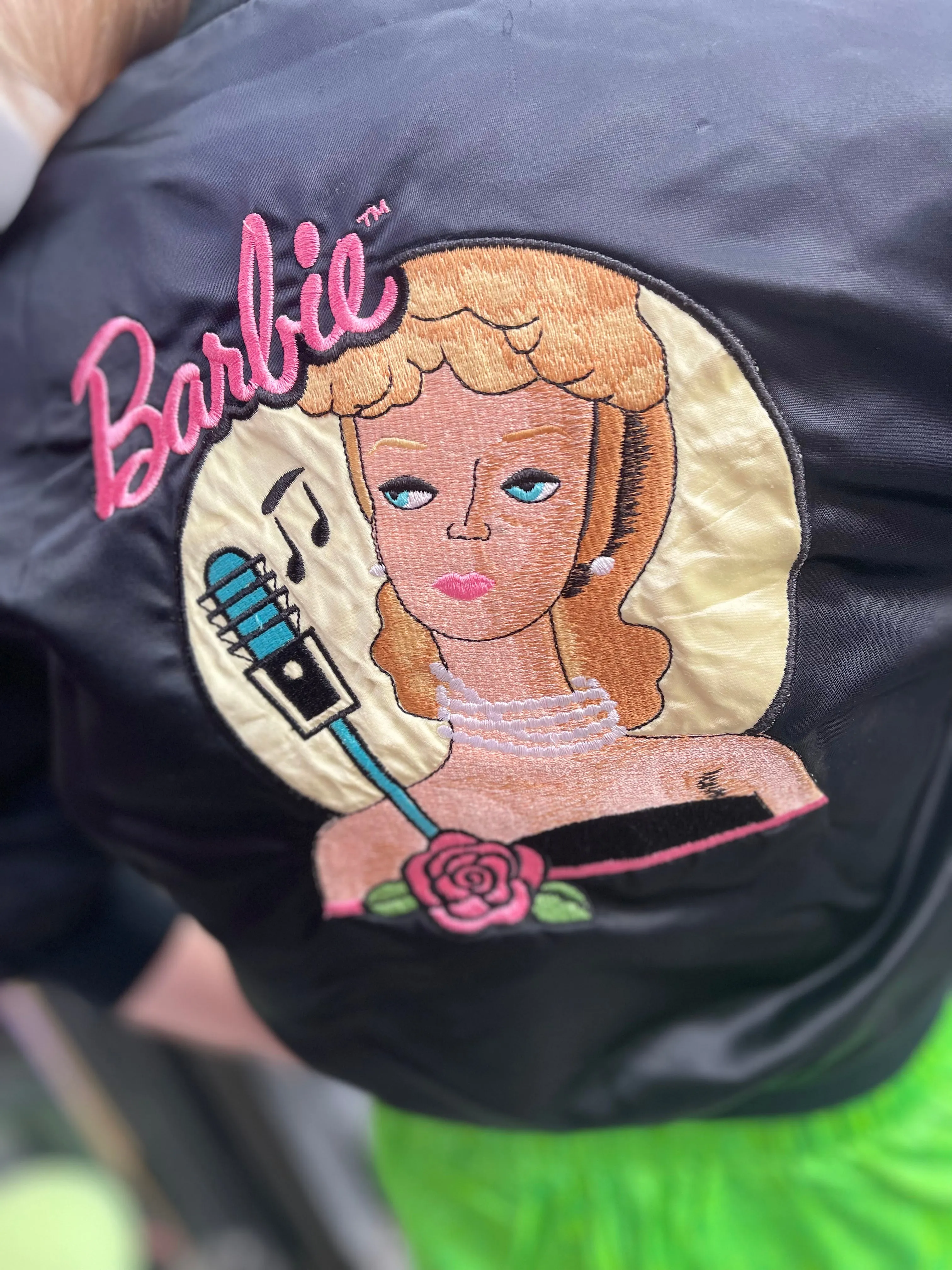 Vintage 80s Barbie Bomber Jacket