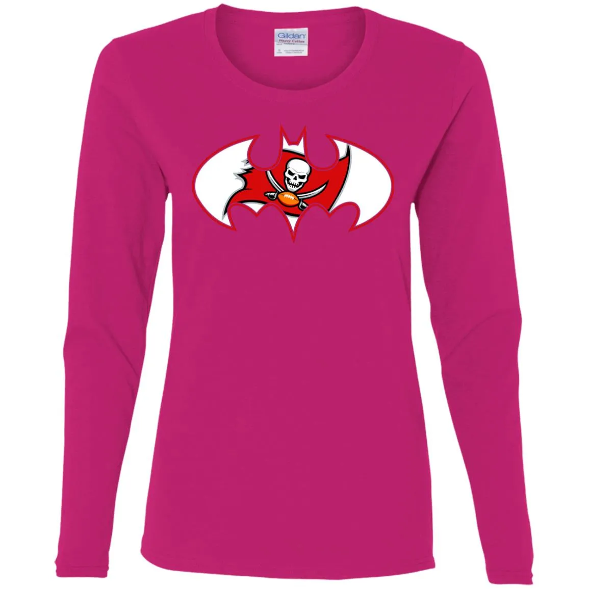 We Are The Tampa Bay Buccaneers Batman Nfl Mashup Women Long Sleeve Shirt