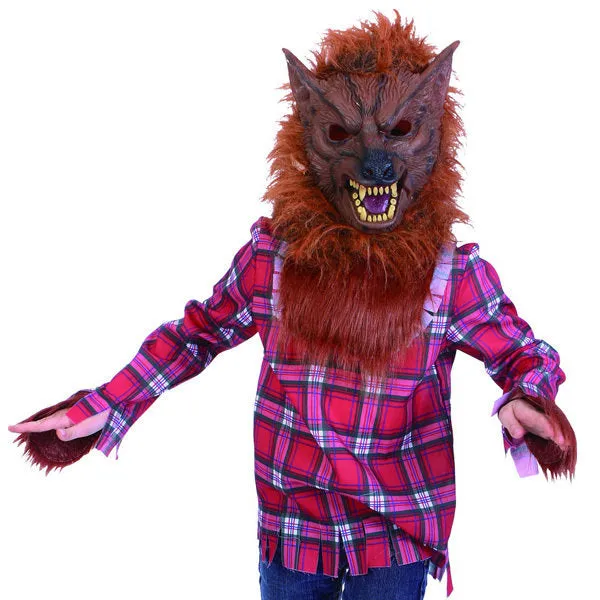 Wolf Man Mask and Shirt