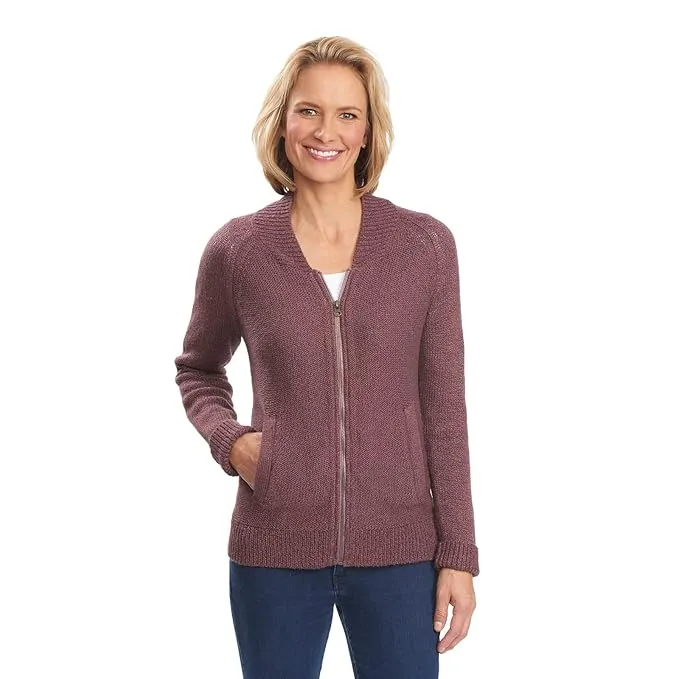 Woolrich Alpine Ascent Bomber Sweater Women's